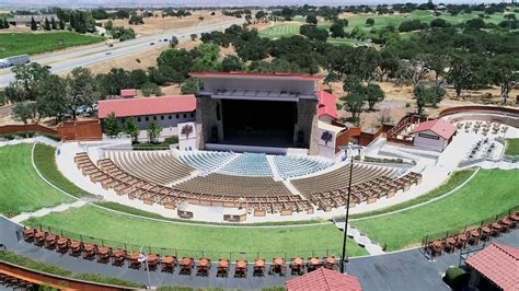 Vina robles amphitheater - Vina Robles Amphitheatre is a smaller concert venue located in Paso Robles that hosts medium sized concerts throughout the summer. Fans looking for tickets can choose between reserved seats or a general admission lawn. The venue does not have a pavilion roof so fans will be exposed to the sun and rain. Reserved Seats. …